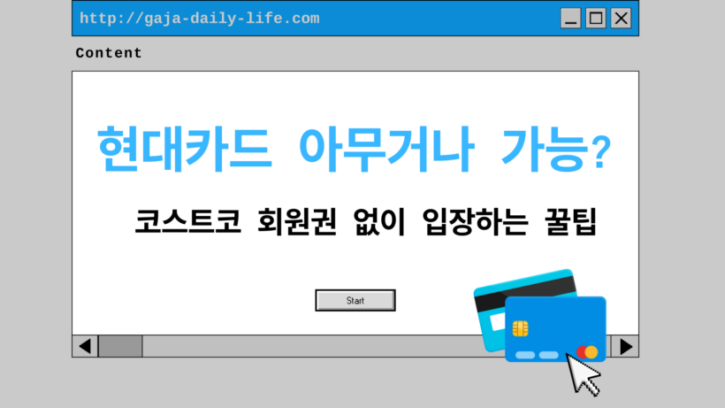 코스트코 현대카드 아무거나 가능? 회원권 없이 입장하는 현실 꿀팁 총정리