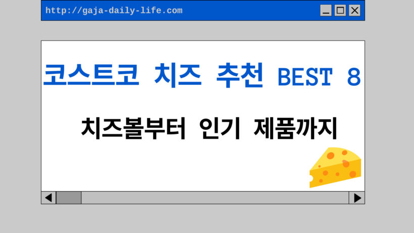 코스트코 치즈 추천 BEST 8 – 치즈볼부터 인기 제품까지 완벽 정리